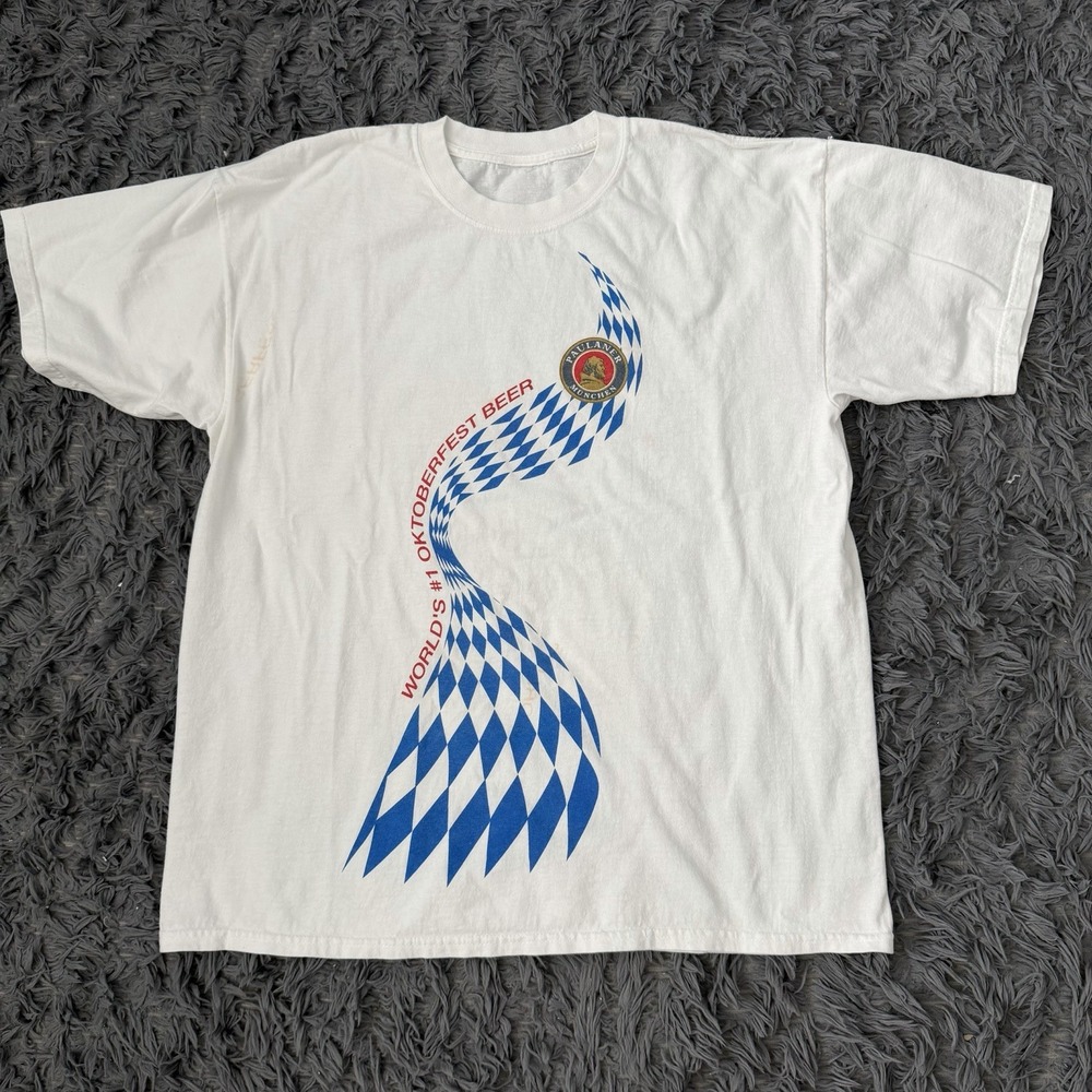 Vintage Oktoberfest Pauline's Muchen Beer Shirt Men's Size Xl 90s Beer Promo